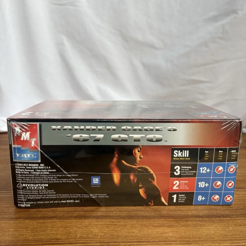 AMT Ertl Xander Cage's 1967 Pontiac GTO Model Kit 1:25 Skill 2 Sealed